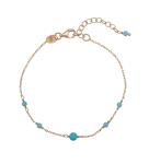 Alisia Pôvabný pozlátený náramok s tyrkysom AL1207.01.069