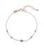 Alisia Pôvabný pozlátený náramok s tyrkysom AL1207.01.069