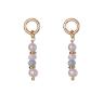 Alisia Očarujúce visiace náušnice s pravými perlami a morganitom AL4512.01.000