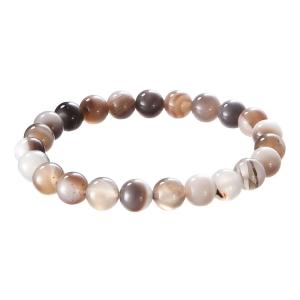 Evolution Group Minerálny náramok z hnedého achátu 43056.3