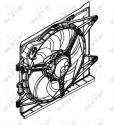 NRF Ventilátor chladenia motora 47597