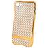 Puzdro iPhone 7/8 TPU Šachovnica, zlaté