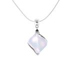 Lampglas Romantický náhrdelník Hidden Passion s bielou perlou Lampglas NCH2/CHI