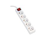 Predlžovací kábel s vypínačom 5Z Typ F 1,5m SCHUKO biely