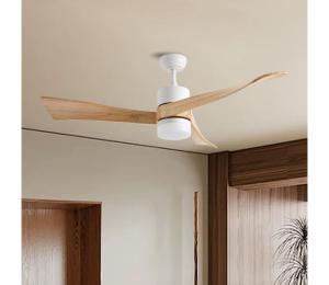 ZE ZE - LED stropný látor NATURITO LED/18W/230V Wi-Fi Tuya biely/dub + DO