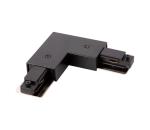 Konektor 1-fázový typ L + napájecí zdroj pre lištový systém, čierny