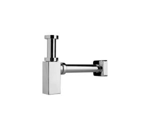 JIKA JIKA H3747300040001 - hranatý sifón CUBITO, lesklý chróm