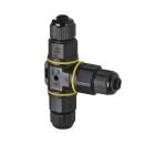 Káblová T spojka IP68, vodotesná a odolná proti prachu