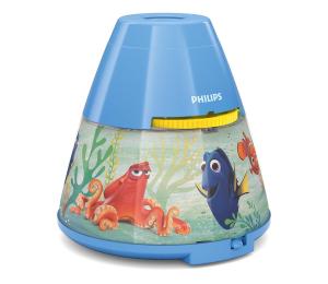 Philips 71769/90/16 - Detský projektor DISNEY FINDING DORY LED/0,1W/3xAAA