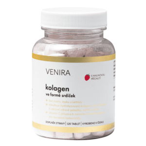 VENIRA Kolagén vo forme srdiečok 120 ks