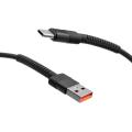 Mobilnet USB-TypeC 1M 3A Black
