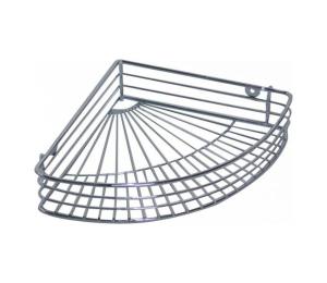 UTC Rohová polička do sprchy 22,7x31,5 cm lesklý chróm