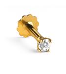 Brilio Drobná piercingová single náušnica s kubickým zirkónom 14/763.701ZIR