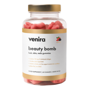 VENIRA Beauty bomb medvedíky na vlasy nechty a pokožku 60 ks