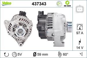 VALEO Alternátor 437343
