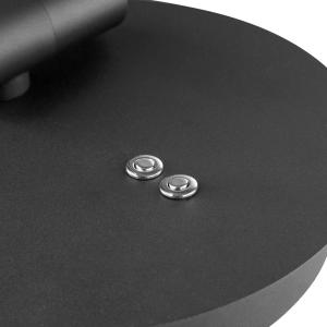 Stolová LED lampa Glow-Sphere, výška 61 cm, čierna, kov