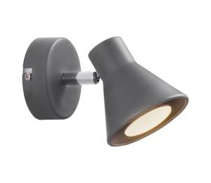 Nordlux Nordlux - Nástenné svietidlo EIK 1xGU10/35W/230V sivé