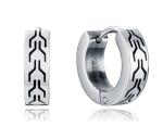 Viceroy Oceľové kruhové náušnice Beat 14215E01000