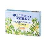 MÜLLEROVE PASTILKY  s kajeputovým olejom 24 pastiliek