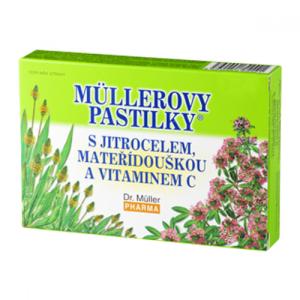 MÜLLEROVE PASTILKY so skorocelom a materinou dúškou 36 kusov