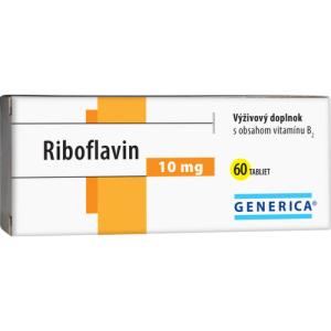 GENERICA Riboflavin 10 mg 60 tabliet
