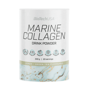 BioTechUSA Marine collagen zelený čaj - citrón 240 g