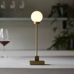 Northern Stolová LED lampa Snowball mosadz 2700 K