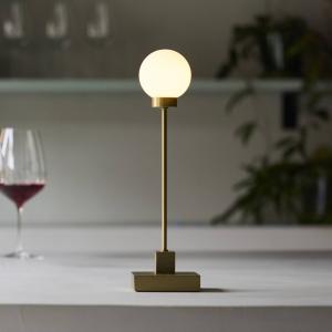 Northern Stolová LED lampa Snowball mosadz 2700 K