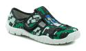 Raweks Igor 11a zelené detské plátené papuče EUR 32