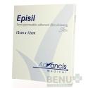EPISIL Krytie na rany silikónové transparentné 12 x 12 cm 10 kusov