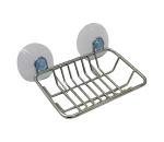 UTC Nástenná drôtená mydelnička s prísavkami 8,6x12 cm lesklý chróm