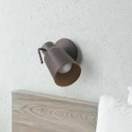 Nástenné svietidlo Funk v tmavej hnedej