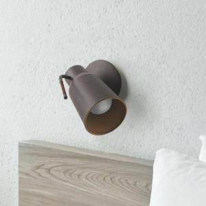 Nástenné svietidlo Funk v tmavej hnedej