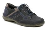 Josef Seibel 44987 navy pánske nadmerné poltopánky