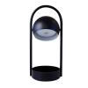 FRANDSEN Stolová LED lampa Ball Portable, čierna, oceľ