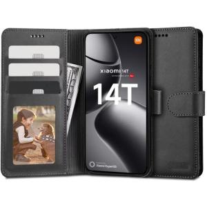 Puzdro Tech-Protect Wallet Book Xiaomi 14T - čierne