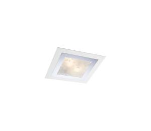 Redo Redo 05-828 - Stropné svietidlo SPECTRE 1xE14/28W/230V 30x30 cm lesklý chróm/biela