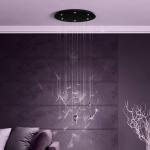 EGLO Stars Of Light LED závesné svietidlo Adrados, okrúhle, 6-pl.