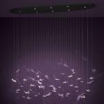 EGLO Stars Of Light LED závesné svietidlo Adrados, oválne, 8-pl.