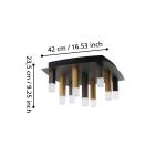 EGLO Stars Of Light stropné LED svetlo Estanterios, 9-pl.