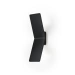 LED nástenné svietidlo Ada, čierne, hliník, 2 svetlá