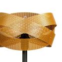 Stolová lampa Tornado, čierna/zlatá, kov, Ø 26 cm, E14