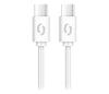 Aligator Aligator DATKP55 - USB kábel USB-C / USB-C 65W Power Delivery 0,5 m biely