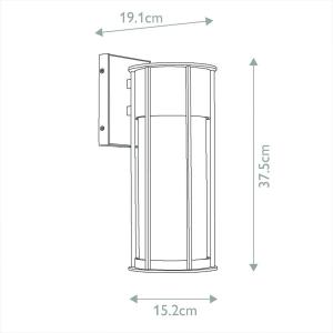 Závesné svietidlo Camillo, čierne, hliník, sklo, E27