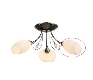 Globo Globo - Náhradné sklo k lustru TODRA E14 biele