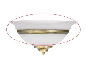 Globo Globo - Náhradné sklo pre nástenné svietidlo TOLEDO E27