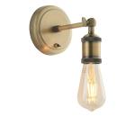 Endon Endon 97245 - Nástenné bodové svietidlo HAL 1xE27/10W/230V mosadz