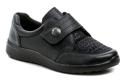 Comfortabel 940503-01 čierne dámske zdravotné topánky šírka K EUR 42