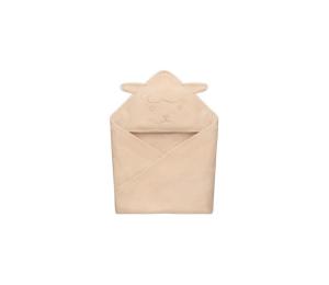 Lionelo Lionelo - Detská osuška s kapucňou MUSLIN HOODED TOWEL Béžová (Sand)