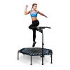 KLARFIT Jumpanatic Pro, fitnes trampolína, 50"/127 cm Ø, tyč s rukoväťou, modrá